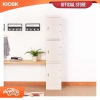 ราคา [จัดส่งพร้อมติดตั้งฟรี] KIOSK ตู้ล็อคเกอร์3 ประตู รุ่น Classic ตู้ล็อคเกอร์เหล็ก (28009000064)
