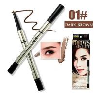 ราคา ดินสอเขียนคิ้ว Mistine 3D Brows Secret Brow No1.ที่เขียนคิ้ว มิสทีน เขียนคิ้วสามมิติ ดินสอเขียนคิ้ว แปรงปัดคิ้ว (20269781445)