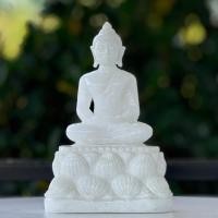 ราคา พระบูชา พระพุทธรูป พระแกะสลัก รูปทรง พระแก้วมรกต ปางนั่งสมาธิ หินขาว หน้าตัก 3 นิ้ว สูง 6.5 นิ้ว น้ำหนัก 1.2 กิโลกรัม (29810424623)