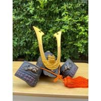ราคา หมวกซามูไรเหล็กหล่อ หมวกคาบูโตะ Japanese Samurai Kabuto helmet (22638456004)