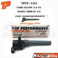 ราคา คอยล์จุดระเบิด FORD ESCAPE 3.0 V6 / MAZDA TRIBUTE 3.0 (ยี่ห้อTOP PERFORMANCE) TPCF-103 (20552728350)