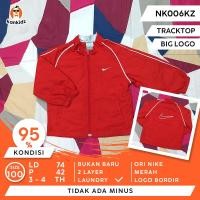 ราคา Merah พร้อมใช้งาน | เสื้อแจ็คเก็ต Nike Tracktop Children& 39;s | สีแดง ไซส์ 100 (25207753961)