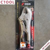 ราคา คีมล็อกปากตรง7นิ้ว (7") ST-2807-SJ Steeler ของแท้ - Authentic 7" Straight Jaw Heavy Locking Pliers - ซีทูล Ctool (5936112881)