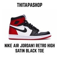 ราคา NIKE AIR JORDAN1 RETRO HIGH SATIN BLACK TOE (16226055936)