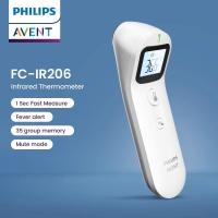 ราคา Philips เครื่องวัดอุณหภูมิหน้าผากอินฟราเรด 3 โหมดการใช้งานแบตเตอรี่ FC-IR206 (27386892423)