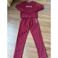 ราคา ชุดเซ็ตขายาว สีแดงเลือดนก (ซักเก็บ) (12672972884)