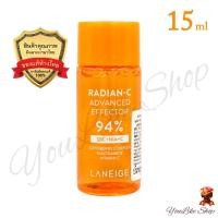 ราคา Laneige Radian-C Advanced Effector (15 ml) เอสเซนส์ บูตเตอร์ เพื่อผิวกระจ่างใส สูตรใหม่ [ Radian C Kit RC ] (37123621)