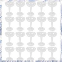 ราคา ใหม่พลาสติกแชมเปญขลุ่ยทิ้ง-20ชิ้นพลาสติกใสแก้วแชมเปญสําหรับงานปาร์ตี้ถ้วยพลาสติกใส (46856012393)