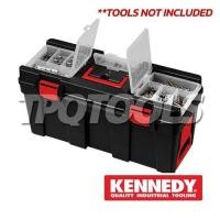 ราคา กล่องเครื่องมือช่างพลาสติกมีล้อ+ด้ามจับขันแข็งเคลื่อนย้ายง่ายขนาด645*280*300มม.KEN593-2340K"KENNEDY" (57855855289)