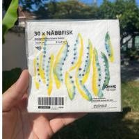 ราคา กระดาษเช็ดปาก ขนาด 24x24 cm คละแบบ จำนวน 30 แผ่น IKEA (6228368415)