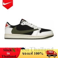 ราคา ♞,♘,♙Travis Scott x Nike Air Jordan 1 Retro Low OG SP Olive รองเท้าผู้ชาย รองเท้าผู้หญิง ของแท้ 100 (28926125612)