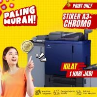 ราคา พิมพ์ A3+ สติ๊กเกอร์ Chromo, สติ๊กเกอร์ฉลาก Print Kromo / Cromo, Good Bandung (44752958929)