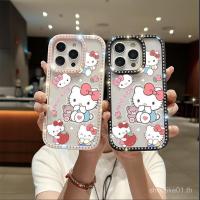 ราคา น่ารักและสนุก Hello Kitty สําหรับ iPhone 17PRO 17 17PROMAX 17AIR 11 15 14 12 16 13 13PRO 15PRO 11PROMAX 16PROMAX 16PLUS 14PLUS เคสโทรศัพท์อุปกรณ์เสริม Soft Shell 4I7R (56105257418)