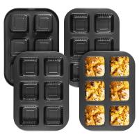 ราคา 4ชิ้นมินิสแควร์บราวนี่ถาดอบนอนสติ๊กเหล็กคาร์บอนมินิเค้กอบดีบุกสําหรับพรรค ร้านค้า9546 (40023683070)