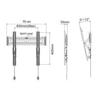 ราคา OXIMUS T610 WALL MOUNT TILT 32-70 นิ้ว LED LCD MONITOR TV BRACKET (50056176714)