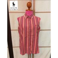 ราคา Ralph Lauren​ Brand_2nd hand เสื้อเชิ้ตแขนกุด วัสดุผ้าฝ้าย​​%/ Size M/ Made in Philippines ​/ แท้มือสองกระสอบนำเข้า​ (20181241231)