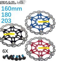 ราคา ใบดิสเบรคจักรยาน SNAIL ดิสแต่ง 160/180 จานดิส (41028769395)