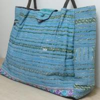 ราคา กระเป๋าสะพายผ้า Handmade สินค้าญี่ปุ่นมือสอง (402677642)