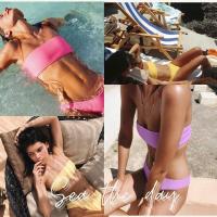 ราคา ชุดว่ายน้ำ bikini pastel บิกินี่ พาสเทล (3246579528)