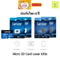 ราคา Lexar High Performance 633x microSDHC/microSDXC UHS-I BLUE Series Micro SD Card 32GB 64GB 128GB 256GB 4K memory Card (23376427904)