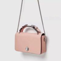 ราคา ZARA กระเป๋าซาร่าสีชมพู ป้ายห้อยใหม่ (47006138841)