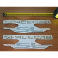 ราคา สติ๊กเกอร์ sticker SPACECAB SL สำหรับ ISUZU TFR ปี 1996 1 คู่ (2 ชิ้น) (28251356656)