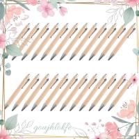 ราคา ไม้ไผ่หดปากกาลูกลื่นหมึกสีดํา 1 มม.ผลิตภัณฑ์สํานักงานปากกาไม้ไผ่ปากกาลูกลื่นไม้ปากกาลูกลื่น goujhlokfe.th (57355174808)