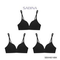 ราคา [ส่งต่อของใหม่‼️] Sabina ซาบีน่า เสื้อชั้นใน ฟองดี รุ่น SOFT DOOMM (ไร้โครง) สีดำ A32/70 (24563603635)