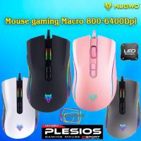 ราคา เม้าส์เกมมิ่ง มาโคร Mouse Gaming Nubwo Nm-89m nm89m (2465538156)