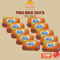 ราคา [10 ชิ้น] กระดาษเช็ดหน้า NICE 250Sheep 2ply (25974369759)