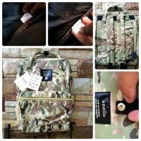 ราคา Anello Polyester Canva BackPack Standard (ลายทหาร) AT-B0193A *ของแท้ 100%* (144380757)