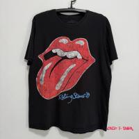 ราคา เสื้อวง Rolling Stones • Big Logo Band แท้จากกระสอบมือสอง (48852586027)