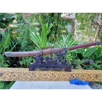 ราคา ดาบจีนโบราณ เหล็กดามัสกัส ตีทบ97ชั้นแท้ๆ ฟรีกล่องบุพผาลายมังกร (9811491315)