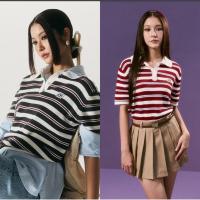 ราคา maison KEEPS | Kai Knitted Tops | Unisex | เสื้อโปโลไหมพรม ลายทาง New (26181936782)