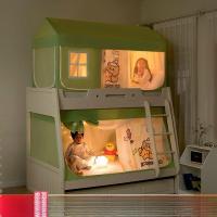 ราคา Household Bunk Bed Mosquito Net Blackout Bed Curtain Integrated Upper and Lower Bunk Student Dormitory Double Layer High (29931042813)