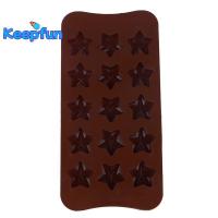 ราคา [Keepfun] แม่พิมพ์ช็อคโกแลตรูปดาว Wax Melt Moldes Non-Stick Candy Chocolate Mold สามมิติ F Ondant Baking Shape [ใหม่] (45703789015)