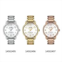 ราคา Coach Women's Delancey Rose Gold tone Bracelet Watch 14502497 14502496 14502495 36mm (21987608241)