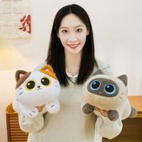 ราคา นุ่มสมจริงโกหกตุ๊กตาแมวผิวของเล่นตุ๊กตาบ้านห้องนอนกอดนอนหลับตุ๊กตาสัตว์ (47103865682)