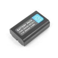 ราคา EN-EL1 เหมาะสำหรับNIKON แบตเตอรี่ทดแทนกล้องดิจิตอลMINOLTA 7.4V 850mAh (25484385878)