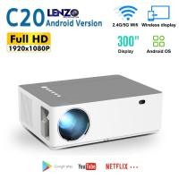 ราคา LENZO Projector รุ่น C20 : Android 6.0, ความละเอียด Full HD 1920*1080p แท้ๆ (รองรับ 4K) (3044449584)