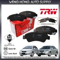 ราคา Toyota Vios NCP42 , Corolla Altis E120 ZZE121 ZZE122 ผ้าเบรคหน้า/หลัง Trw (48203596526)