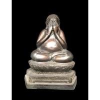 ราคา พระพุทธรูปบูชา พระปิดตามหาลาภ เนื้อโลหะสำริด หน้าตัก5นิ้ว (11625758212)