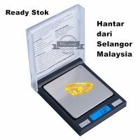 ราคา Penimbang digital 100g/0.01g Mini Digital Jewellery Pocket Scale/Penimbang Emas Bentuk CD /เครื่องชั่งดิจิตอล/ เครื่องชั่งแบบพกพา (44655357919)