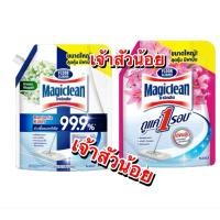 ราคา มิจิคลีน Magiclean น้ำยาถูพื้น สูตรฆ่าแบคทีเรีย /สีชมพู (41504085060)