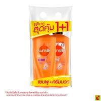 ราคา ซันซิล แชมพูและครีมนวดผม สูตรบำรุงผมเสียในทันที 325+300 มล. (43376005478)