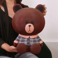 ราคา กระปุกออมสินไวนิล รูปการ์ตูนหมีบราวน์น่ารัก กันกระแทก ขนาดใหญ่ แบบสร้างสรรค์ สําหรับเด็ก (22140946941)