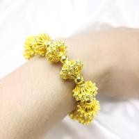 ราคา สร้อยข้อมือไทย เครื่องประดับชุดไทย เครื่องประดับทอง (24134701445)