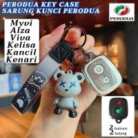 ราคา Perodua Viva Kelisa Myvi Alza Kancil Kenari เคสกุญแจรีโมทรถยนต์ Kelisa พรีเมี่ยม Viva Elite Myvi SE1 SE2 Viva Old Alarm ฝาครอบกุญแจรถพวงกุญแจรถยนต์ (27639475749)