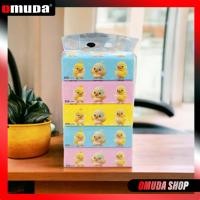 ราคา OMUDA_SHOP กระดาษทิชชู่ ลายลูกเจี๊ยบ (ยกแพ็ค 5 ห่อ)หนา3ชั้น210แผ่น (22878615236)