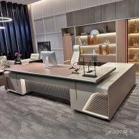 ราคา สํานักงานเก่าขนาดใหญ่ Workbench Simple Board ตาราง Manager High-End โคมไฟตั้งโต๊ะโต๊ะโมเดิร์นหรูหรา President พร้อมตาราง Light LBRZ (51855262174)